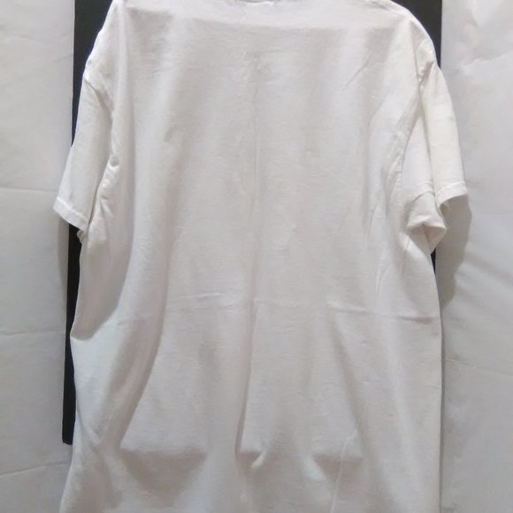 Men's Short Sleeve T-shirts With The Saying Be liquid Color White Size XL NWOT - Picture 5 of 6